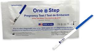 Pregnancy test strips-one step