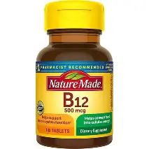 NATURES MADE VIT B12 500MG