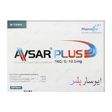 AVSAR PLUS 160/5/12.5MG TABS
