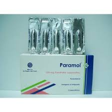 PARAMOL 125MG SUPP