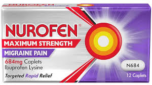 NUROFEN MAX MIGRANE 684MG