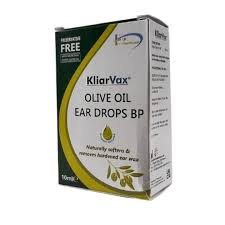 KLIARVAX OLIVE OIL EAR DROP