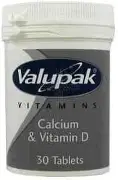 VALUPAK CALCIUM & VIT D TABS