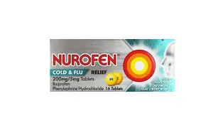 NUROFEN COLD & FLU TABS 16S