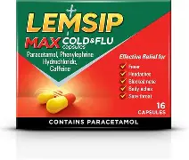 LEMSIP MAX COLD & FLU CAPS