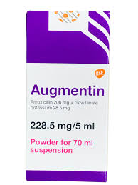 AUGMENTIN SUSP 228ML 70ML