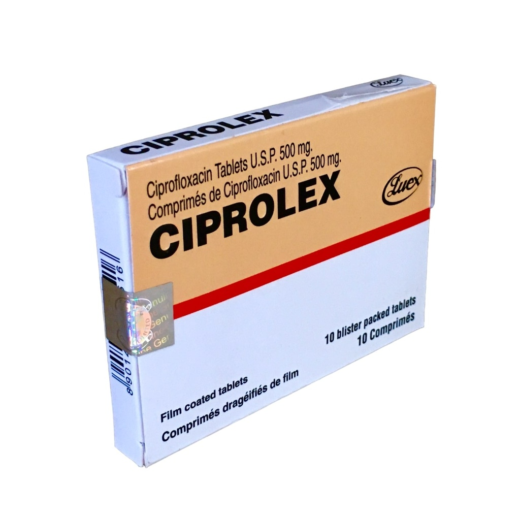 CIPROLEX TAB 500MG 10S