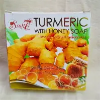 BEAUTY SECRETS BLACK SOAP 350G (TURMERIC/HONEY)