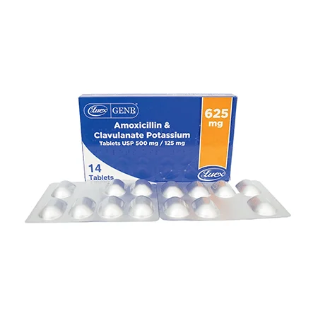 AMOXI-CLAV 625MG TAB (LUEX) PK