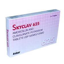 SKYCLAV 625MG TAB PK