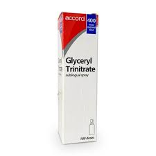 GLYCEROL TRINITRATE SPRAY (GTN)