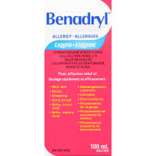BENADRYL ALLERGY SYR 100ML