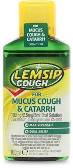 LEMSIP MUCUS COUGH SYR 180ML