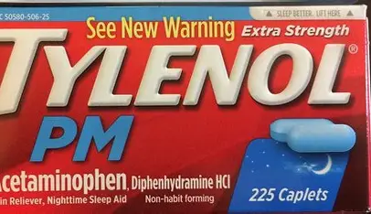 TYLENOL PM 225 TABS