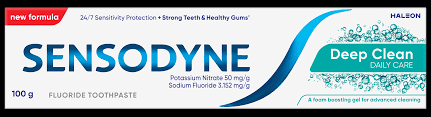 SENSODYNE PASTE DEEP CLEAN/COOL/FRESH MINT GEL 100G