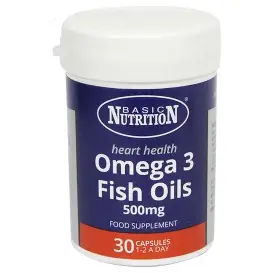 BASIC NUTRITION OMEGA 3 FISH OILS 500MG