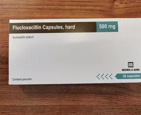 FLUCLOXACILLIN 500MG CAPS (PER CAPS)
