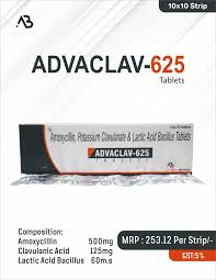 ADVACLAV TABS 625MG