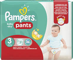 PAMPERS PANTS MIDI 31S