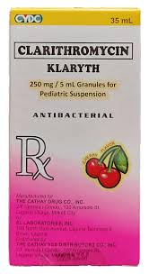 CLARITHROMYCIN SUSP 250MG/5ML