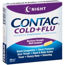 CONTAC COLD+FLU NIGHT CAP