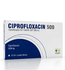 CIPROFLOXACIN 500MG TAB UK 10S