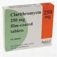 CLARITHROMYCIN 250MG TAB