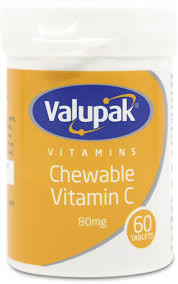 VALUPAK VIT C CHEWABLE 80MG 60S