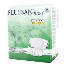 FLUFSAN ADULT DIAPER (L)
