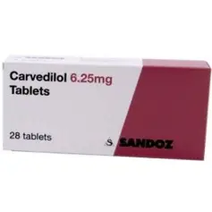 CARVEDILOL 6.25MG
