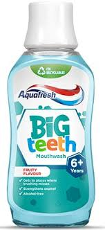 AQUAFRESH BIG TEETH MOUTHWASH 6+