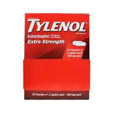 TYLENOL EXTRA STRENGTH 50S