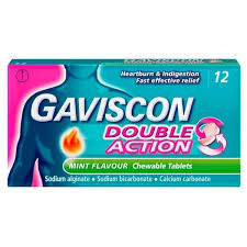 GAVISCON DUO ACTION TAB 12S