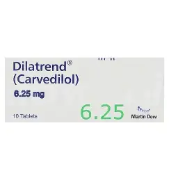 DILATREND 6.25MG TAB