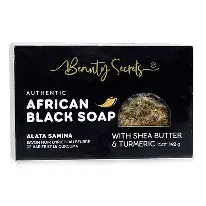 BEAUTY SECRETS BLACK SOAP 350G(LEMON GRASS)