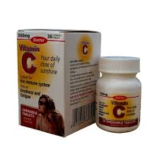 VITAMIN C CHEAWABLE 500MG (EXETER)