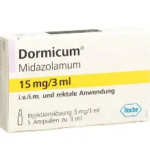 DORMICUM INJ 15MG/3ML