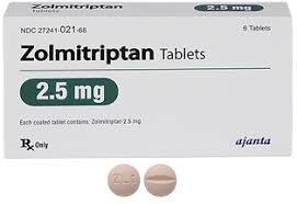 ZOLMITRIPTAN 2.5MG TAB