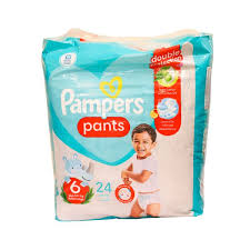 PAMPERS PANTS X-LARGE 24S