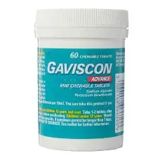GAVISCON ADVANCE TABS 60S