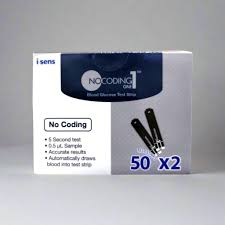 NO CODING GLUCOMETER STRIPS