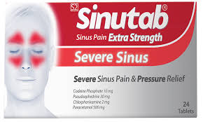 SINUTAB SINUS PAIN 24S
