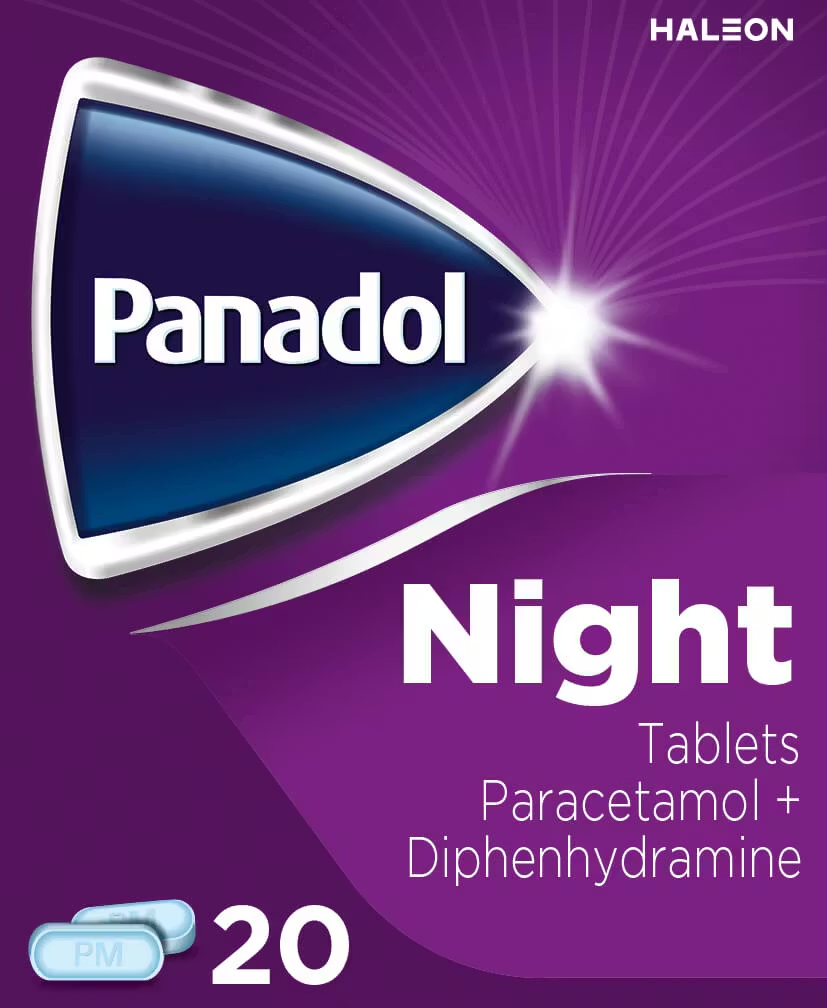 PANADOL NIGHT PAIN TAB 20S