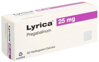 LYRICA 25MG CAPS