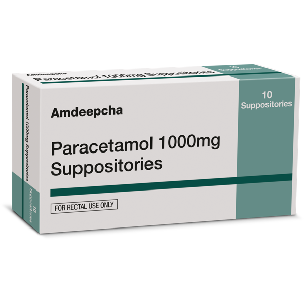 PARACETAMOL 1G SUPP