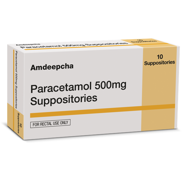 PARACETAMOL SUPP 500MG