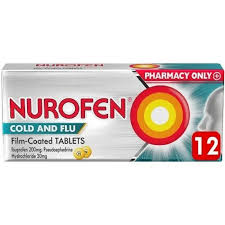 NUROFEN 200MG CAPS/TABS 12S