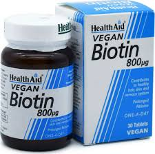 HEALTHAID BIOTIN 800UG 30S