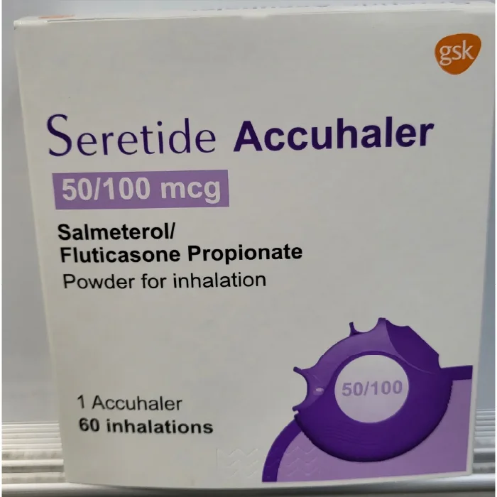 SERETIDE ACCU 50MCG/100MCG 60B