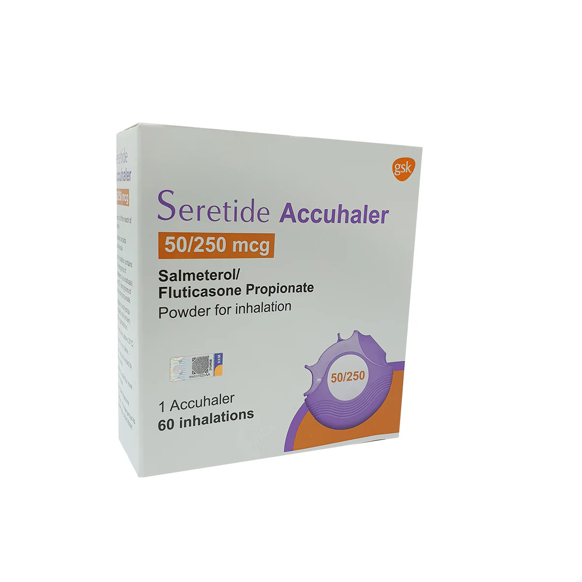 SERETIDE ACCU 50MCG/250MCG(60B)